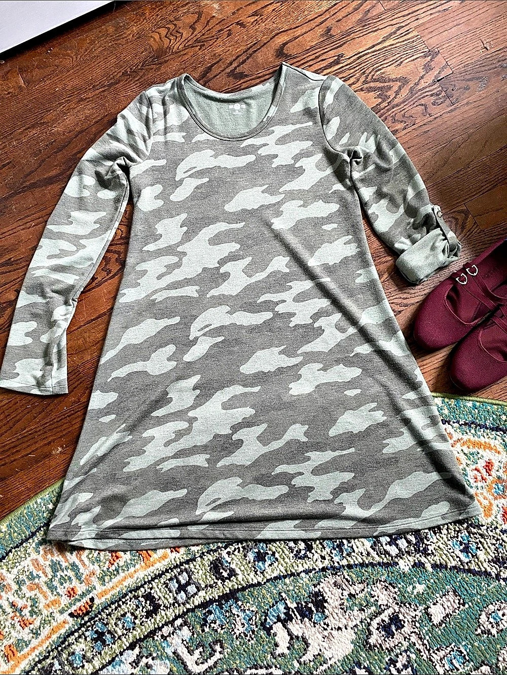SO Camo long sleeve Dress